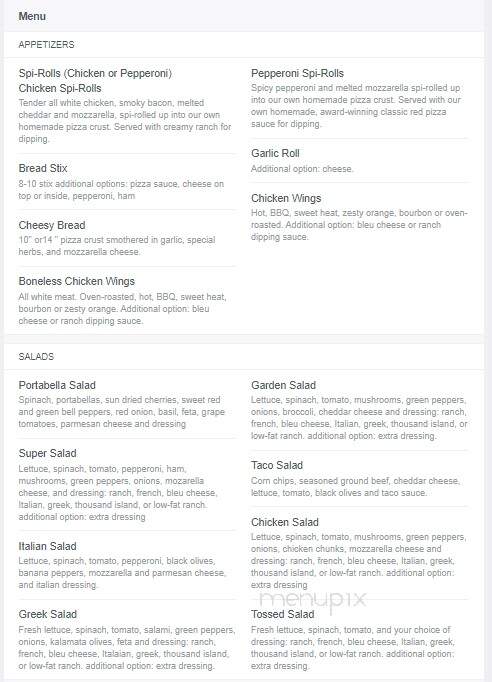 BC Pizza - Dorr, MI menu_pic