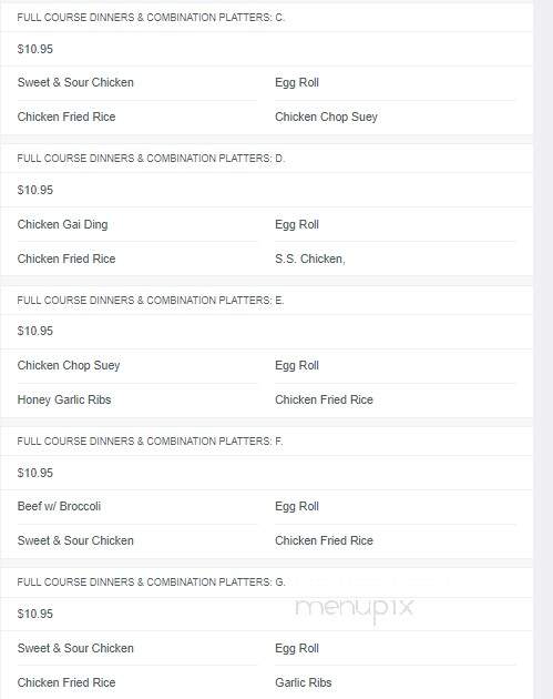Magic Wok Eatery - Saint John's, NL menu_pic