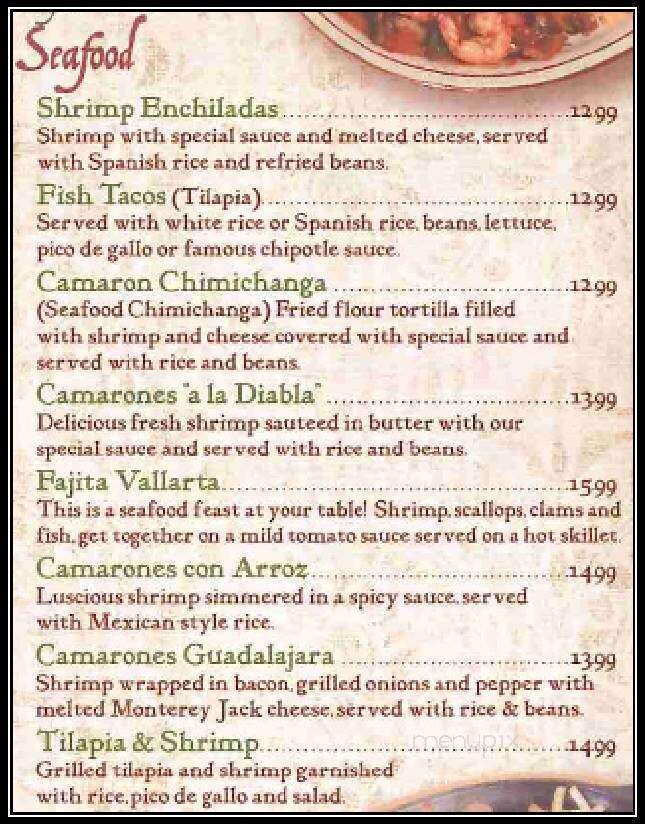 El Tequila Mexican Restaurant - Owatonna, MN menu_pic