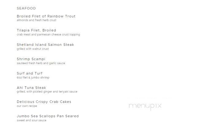 Arielle's Country Inn - Sellersville, PA menu_pic