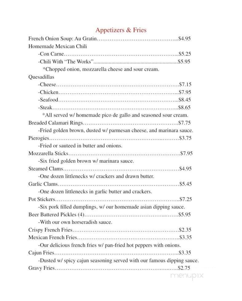 Beacon 443 Restaurant - Lehighton, PA menu_pic
