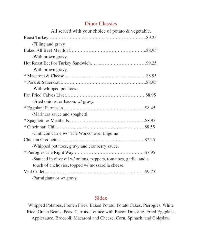 Beacon 443 Restaurant - Lehighton, PA menu_pic