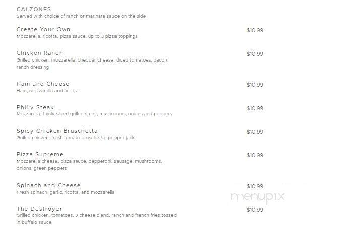 Valerio's Italian Restaurant - Erie, PA menu_pic