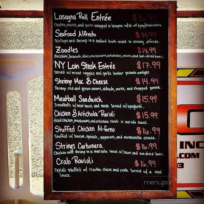 Strings Italian Cafe - Visalia, CA menu_pic