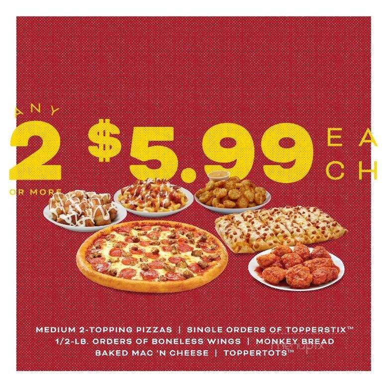 Toppers Pizza - Chippewa Falls, WI menu_pic