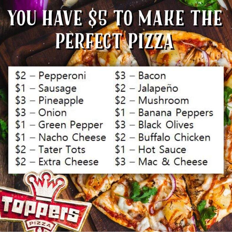 Toppers Pizza - Chippewa Falls, WI menu_pic