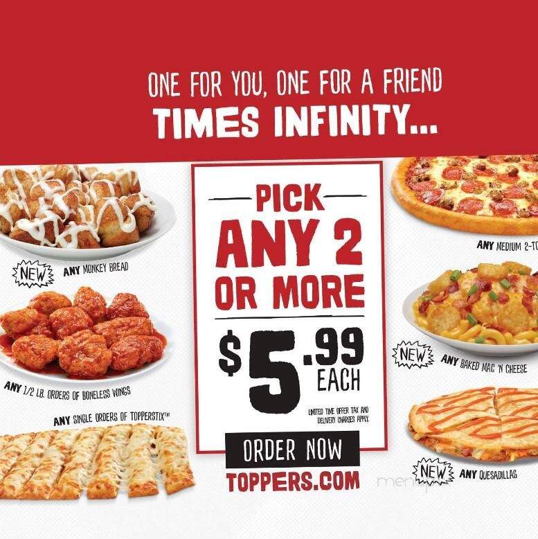 Toppers Pizza - Chippewa Falls, WI menu_pic