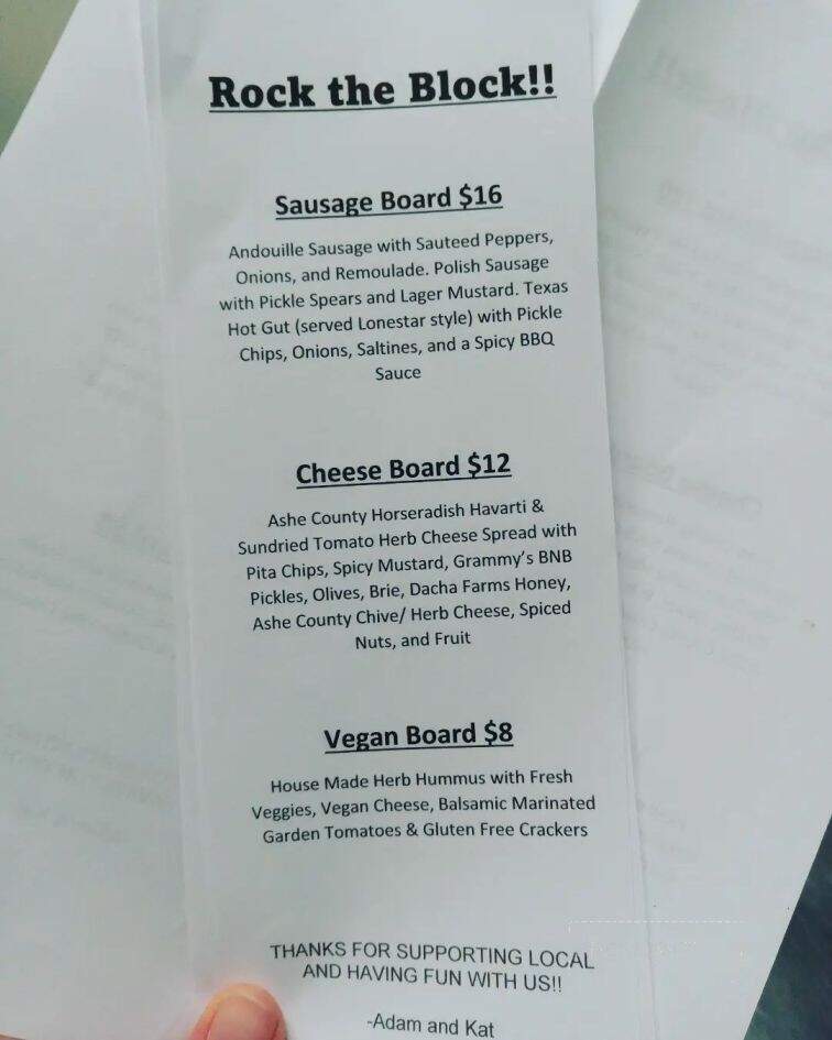 Katz Sandwich - Lenoir, NC menu_pic