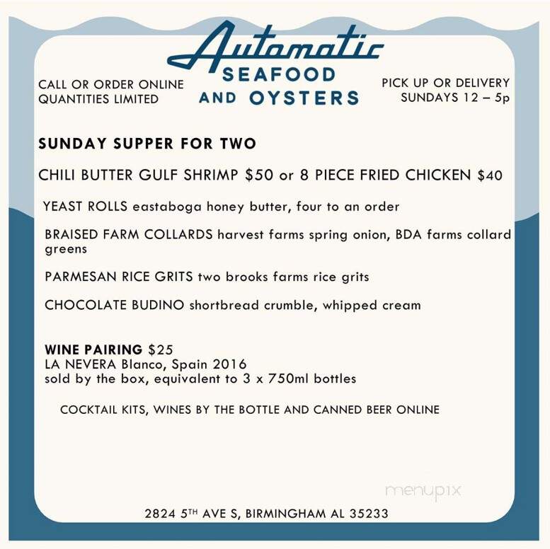 Automatic Seafood and Oysters - Birmingham, AL