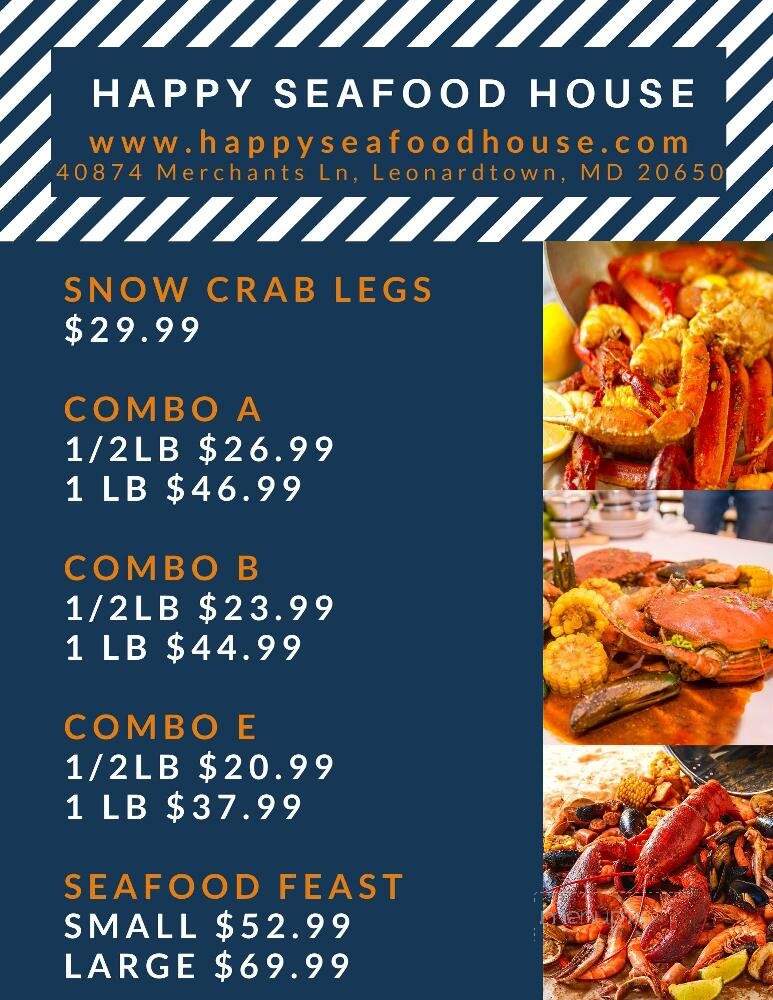 Happy Seafood House - Leonardtown, MD