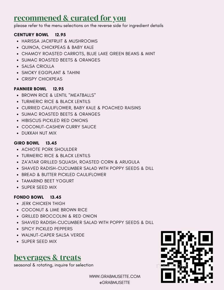 Musette - Davis, CA menu_pic