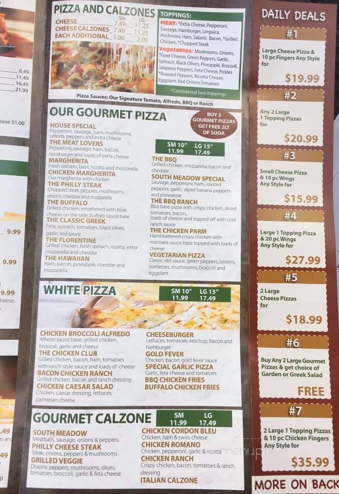 South Meadow Pizza - Plymouth, MA menu_pic