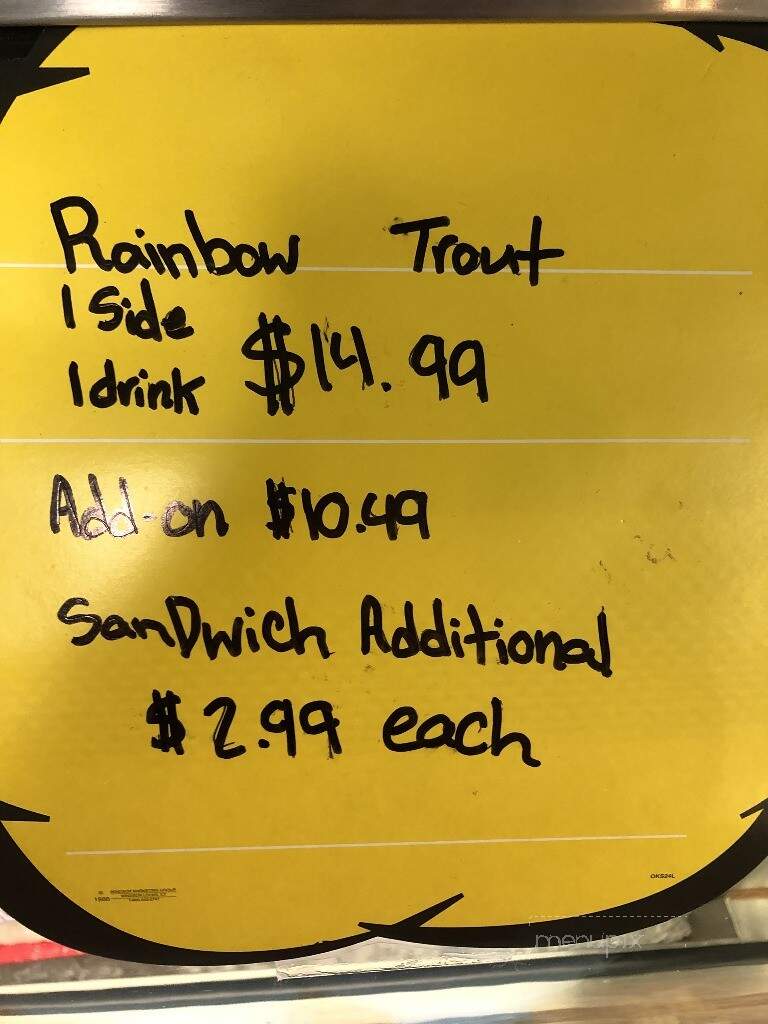 Peanut's Steak and Seafood - Spotsylvania, VA menu_pic