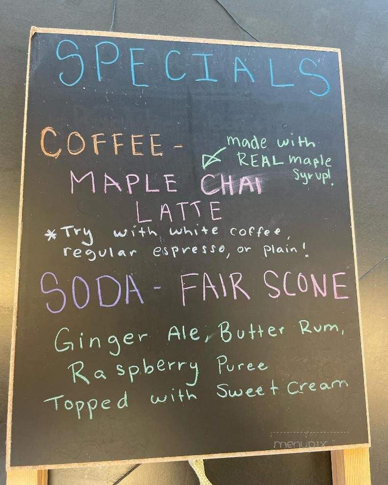 Untamed Coffee - Sumner, WA menu_pic