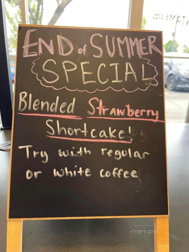 Untamed Coffee - Sumner, WA menu_pic