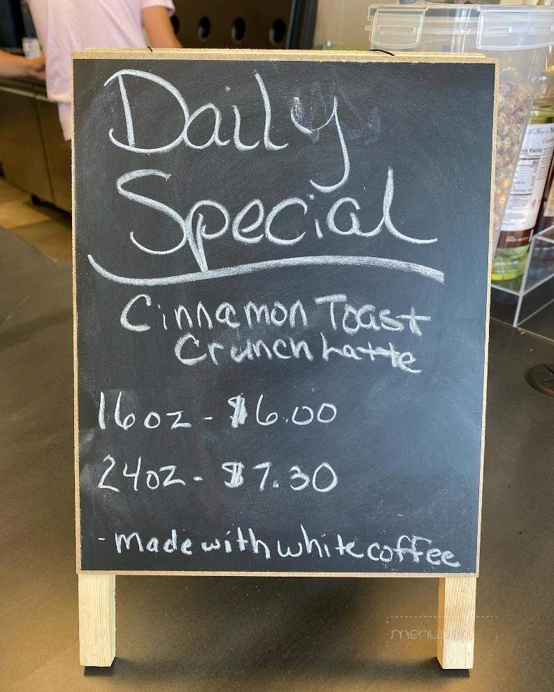 Untamed Coffee - Sumner, WA menu_pic