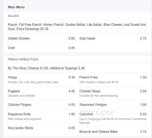 Pizza Express - Bridgeport, OH menu_pic