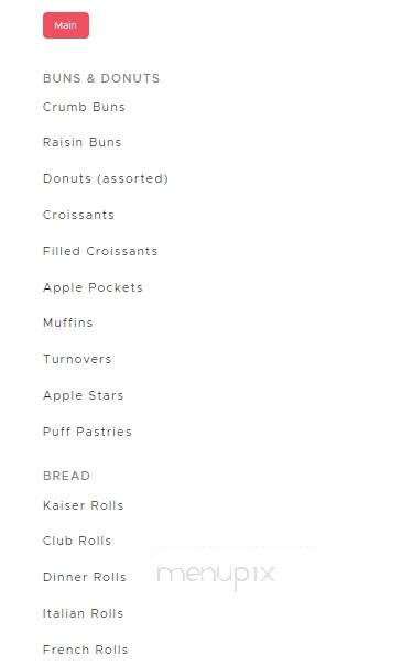 Tinton Falls Pastry Chef - Tinton Falls, NJ menu_pic