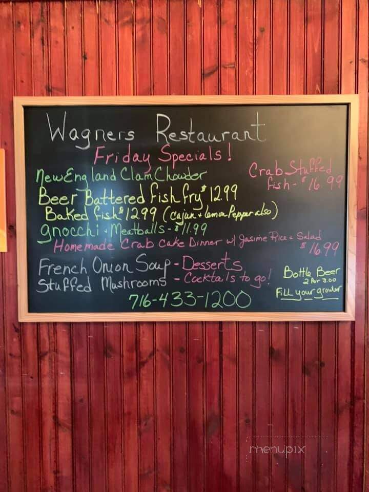 Wagner's Restaurant - Lockport, NY menu_pic