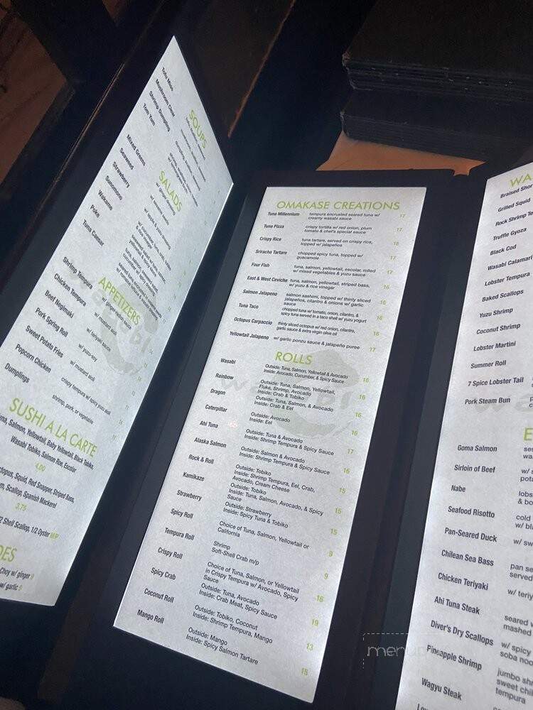 Wasabi - Nyack, NY menu_pic
