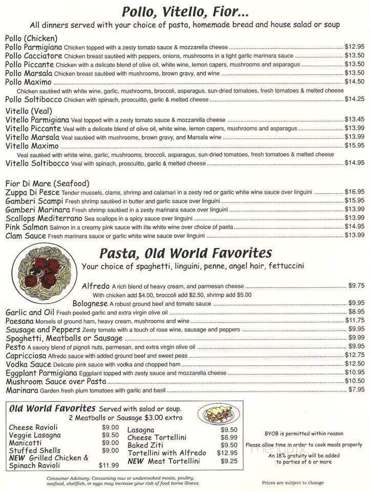 Vinnie's Pizza - Middleburg, PA menu_pic