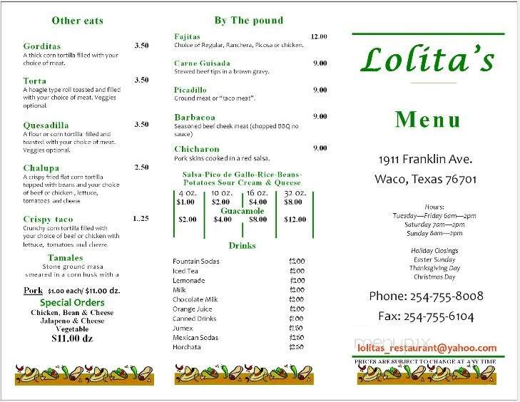 Lolita's Restaurante - Waco, TX