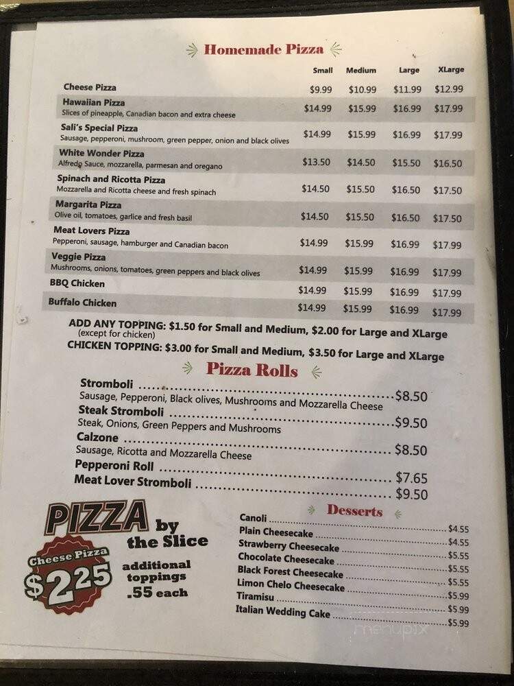 Sali's Pizza Restaurant - Denison, TX