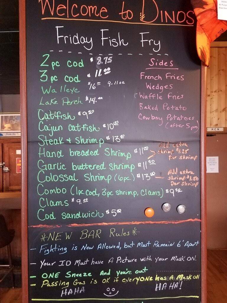 Dino's - Dodgeville, WI menu_pic