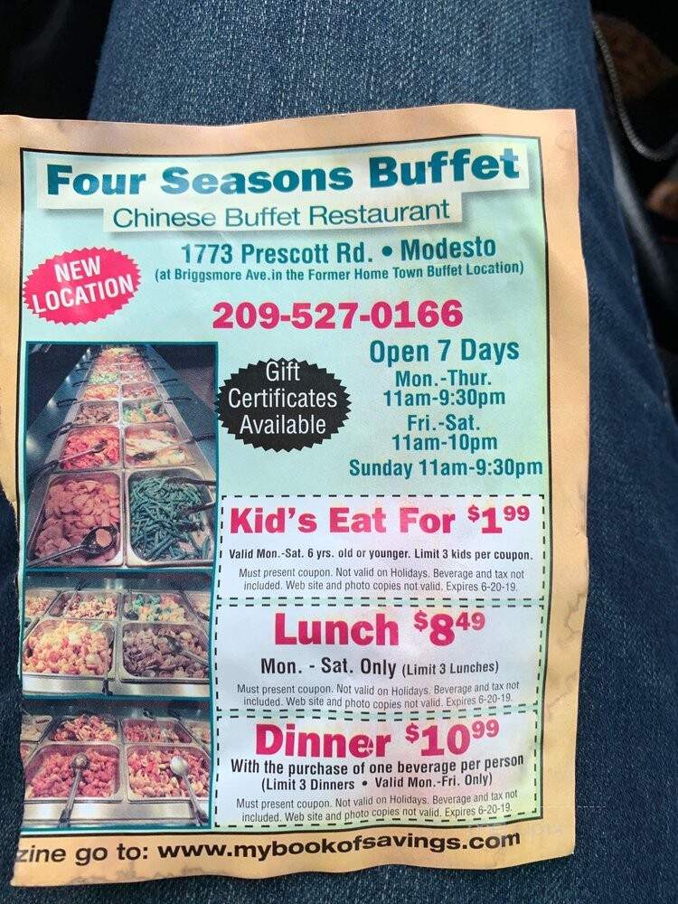 Four Seasons Buffet - Modesto, CA