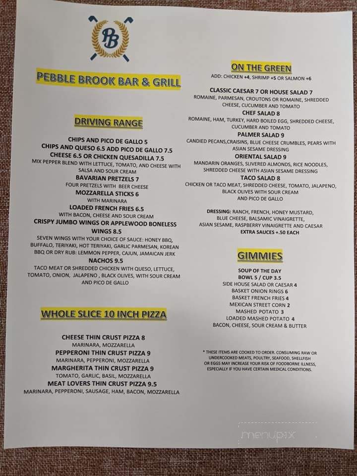 Pebble Brook Grill - Noblesville, IN