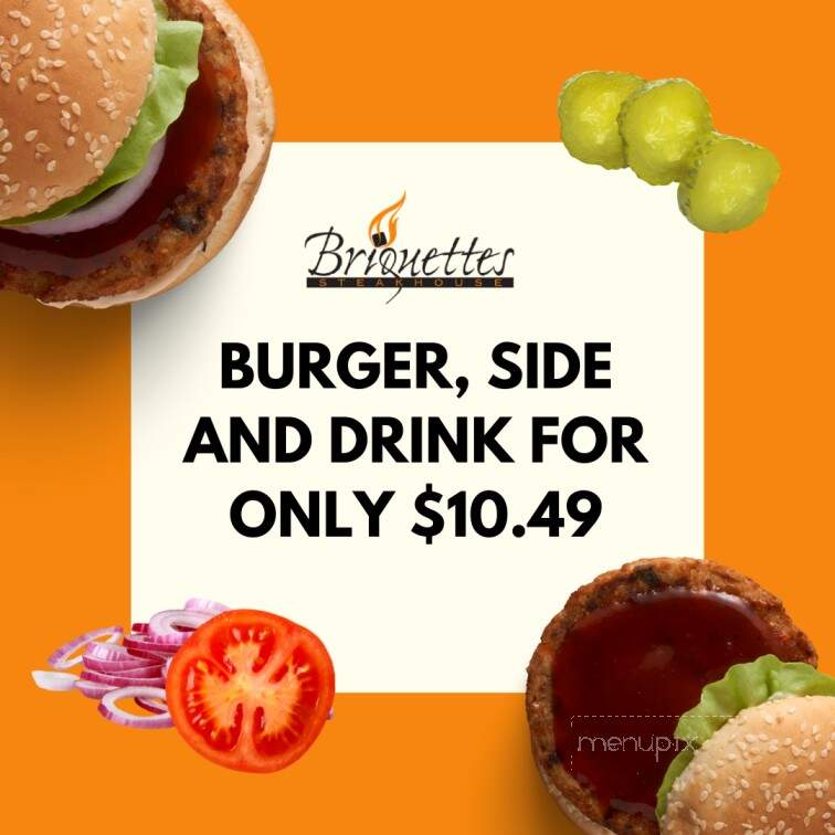 Briquettes Steakhouse - Mobile, AL menu_pic