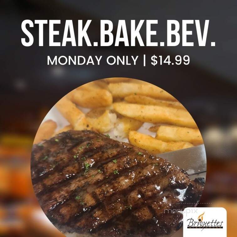 Briquettes Steakhouse - Mobile, AL menu_pic