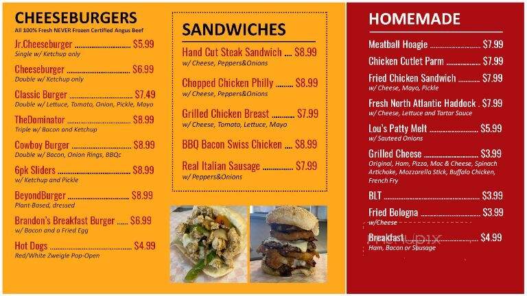 Dom's Original - Cohocton, NY menu_pic
