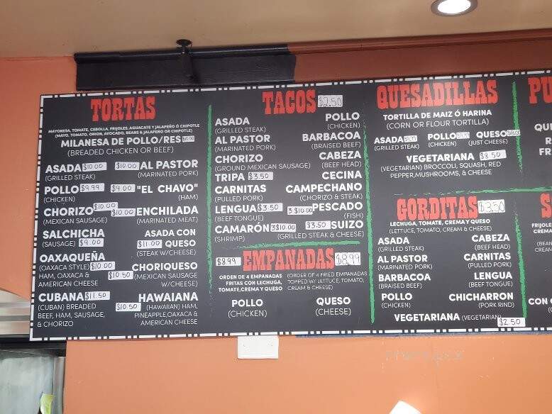 El Amigo Mexican Restaurant - Cary, NC menu_pic