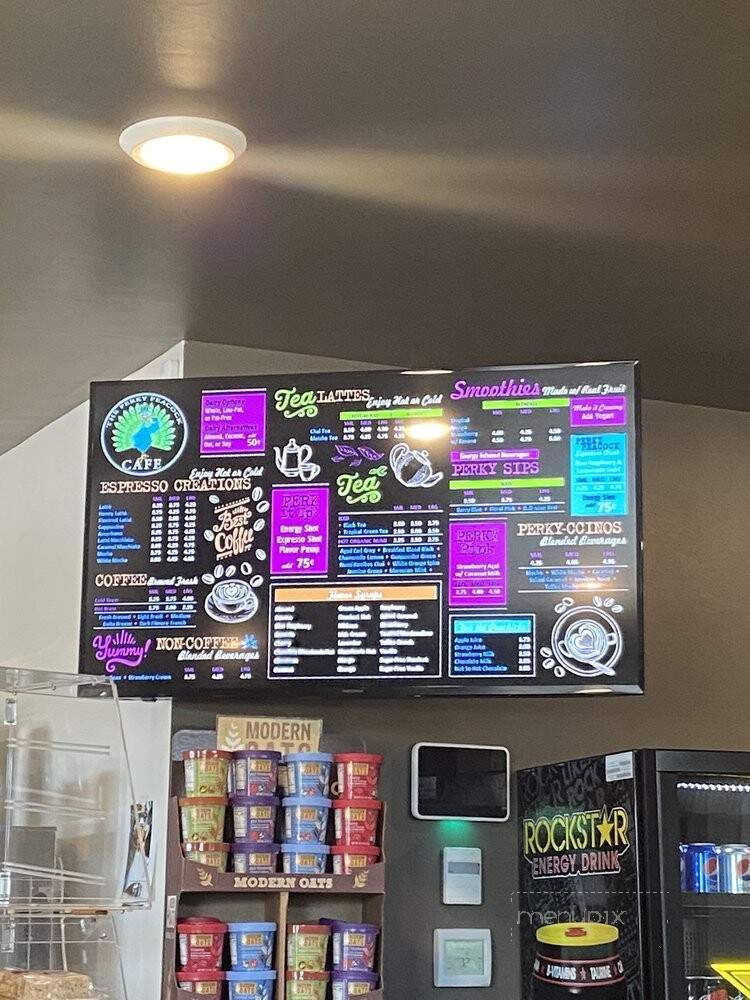 The Perky Peacock Cafe - Sheridan, CA menu_pic