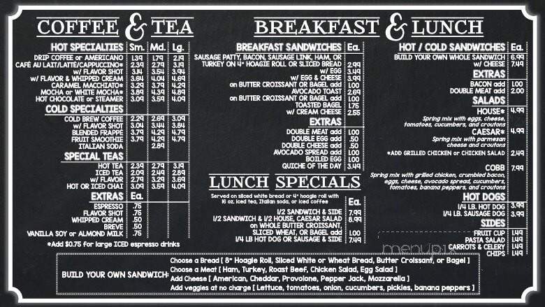 Paddles Coffee - Springfield, GA menu_pic