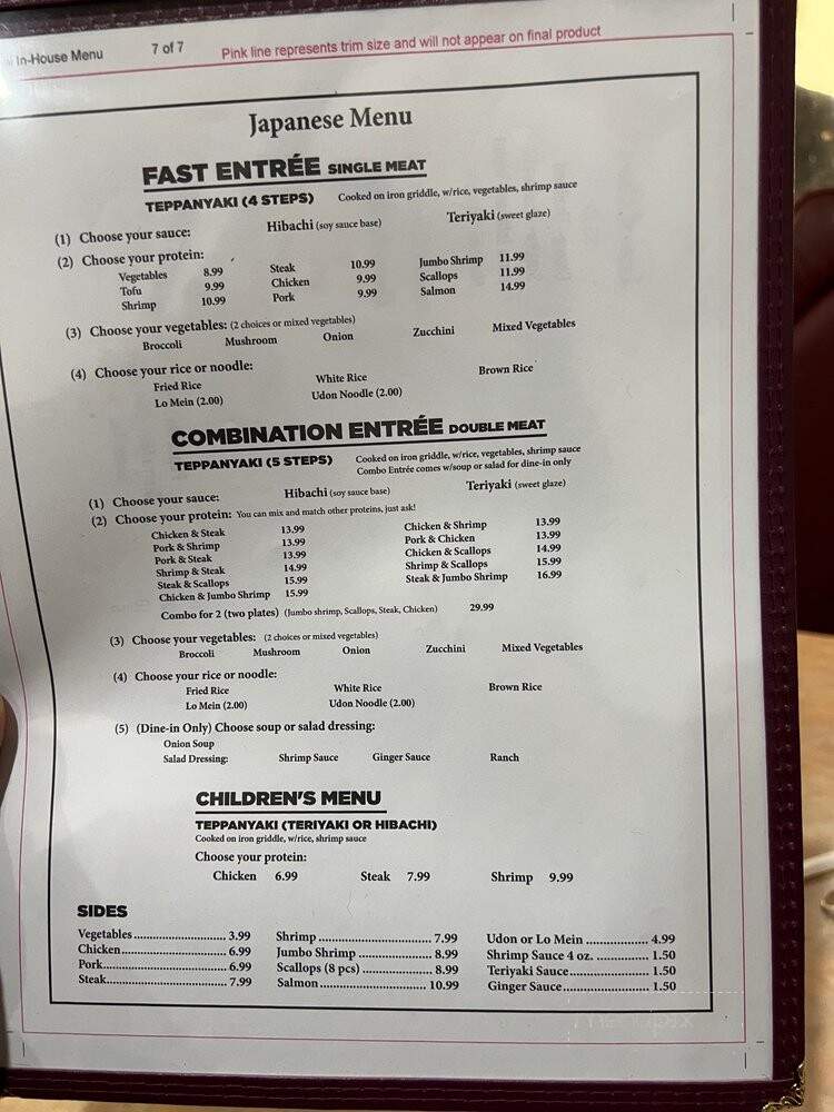 Koong Thai - Statesville, NC menu_pic