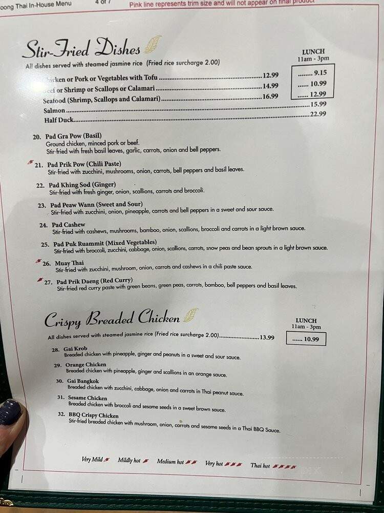 Koong Thai - Statesville, NC menu_pic