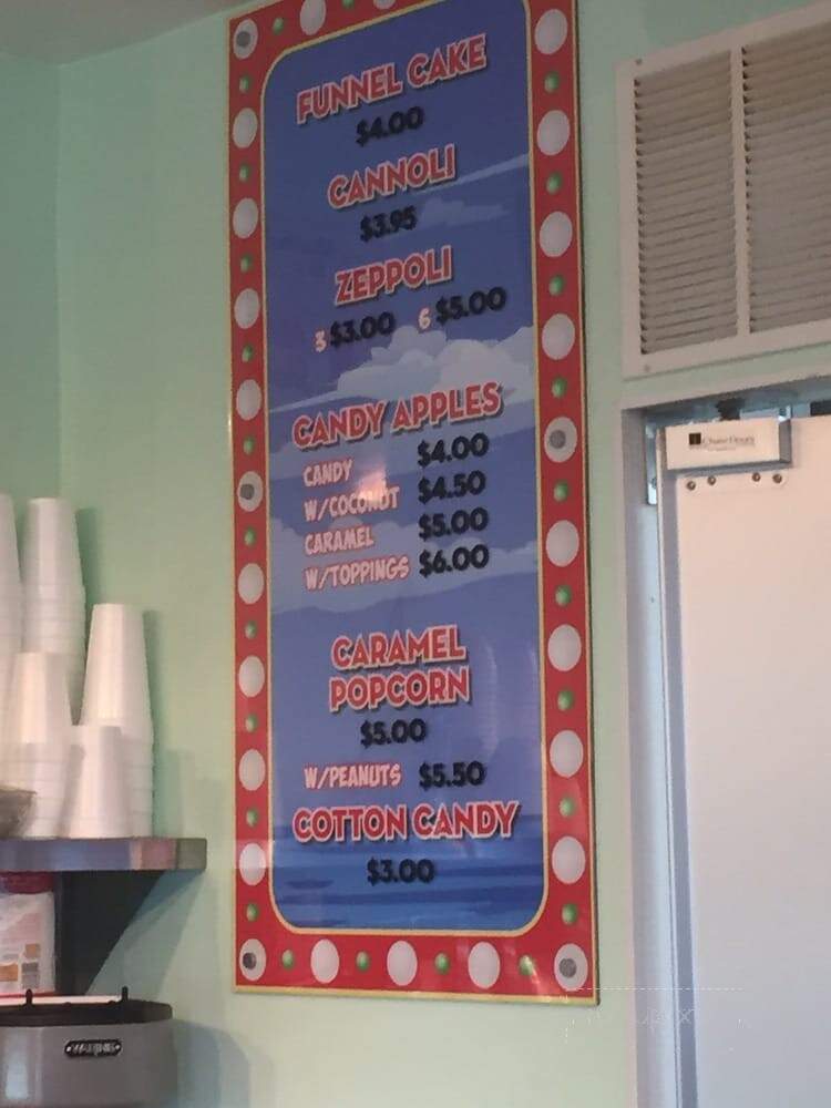 The Boardwalk Italian Ice & Creamery - Boynton Beach, FL menu_pic