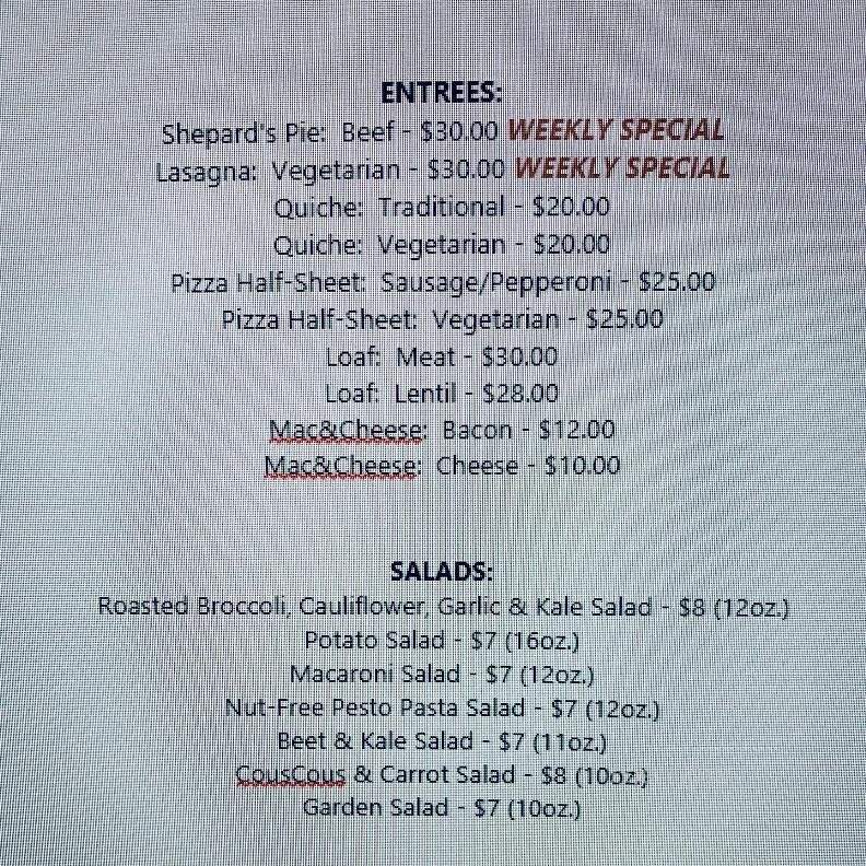 Honolulu Baking Company - Honolulu, HI menu_pic