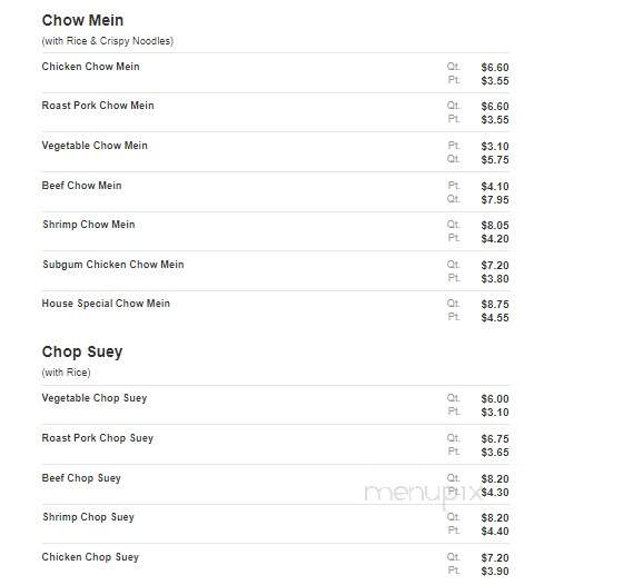 Panda Garden - Columbus, NE menu_pic