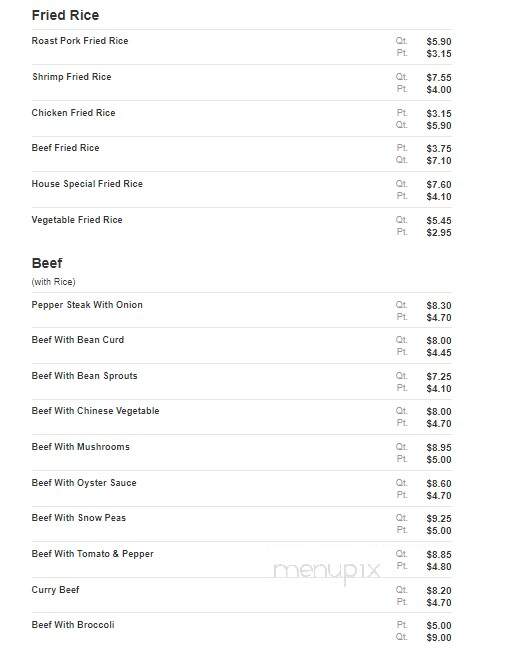 Panda Garden - Columbus, NE menu_pic