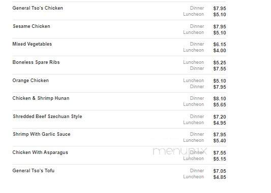 Panda Garden - Columbus, NE menu_pic