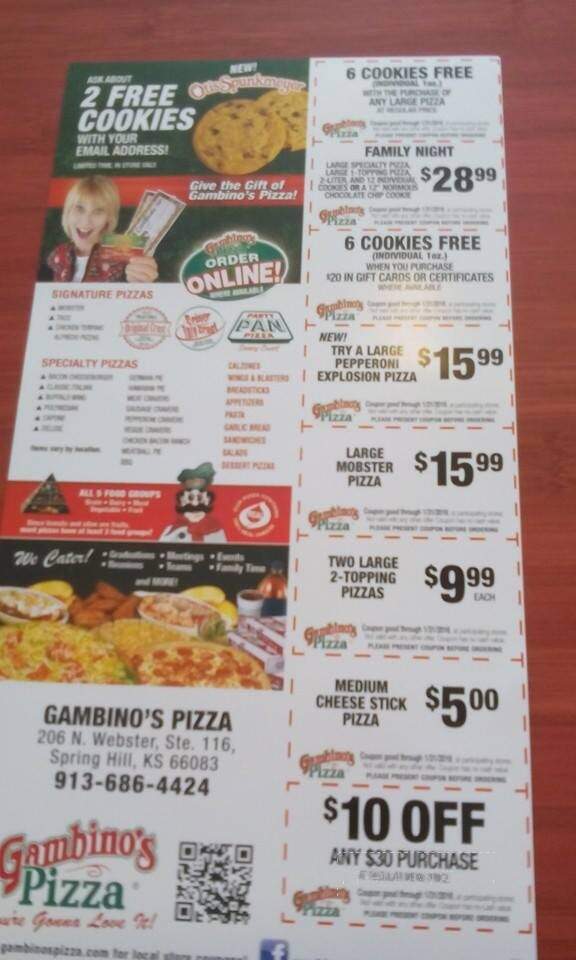 Gambinos Pizza - Spring Hill, KS