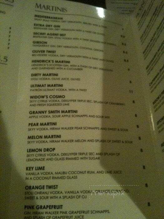 Widows Tavern Grille - Stockertown, PA menu_pic
