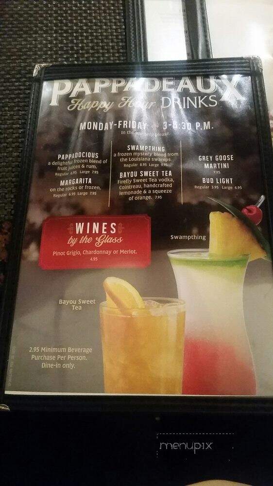 Pappadeaux Seafood Kitchen - Birmingham, AL menu_pic