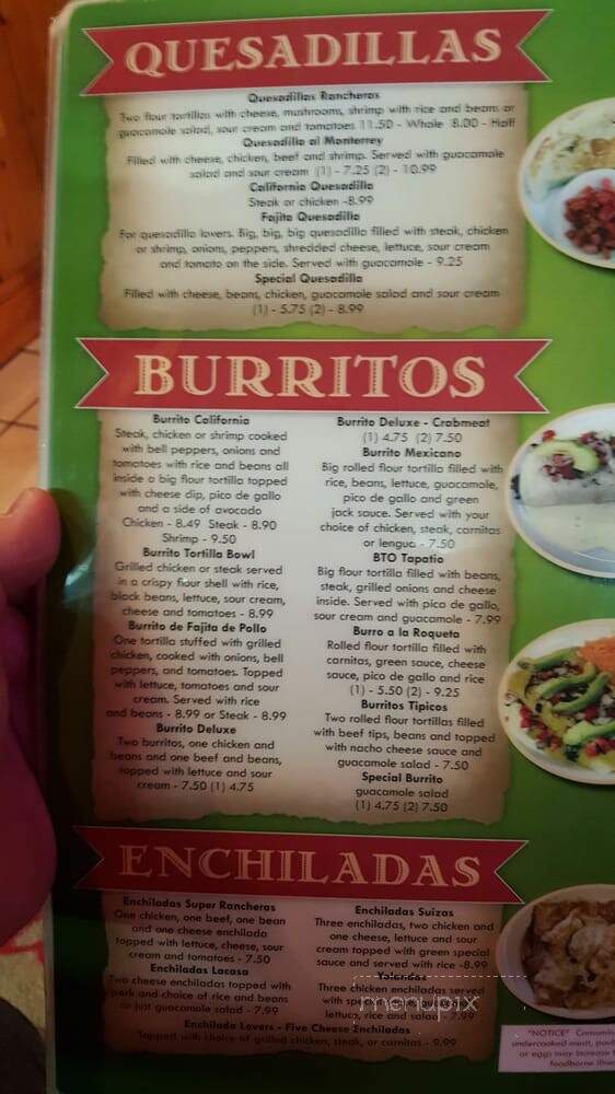 Monte Del Rey Mexican Restaurant - Clemmons, NC menu_pic