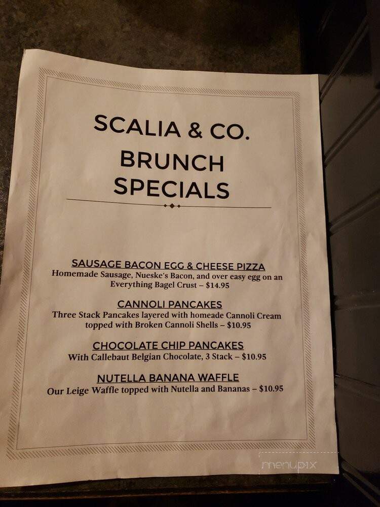 Scalia & Co Craft Kitchen and Bar - Monroe, NY menu_pic
