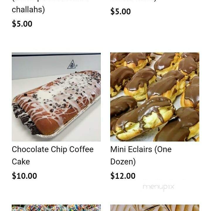 Shalom Kosher Bakery - Buffalo Grove, IL menu_pic