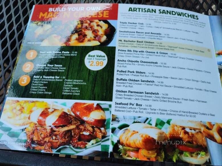 Taprock Northwest Grill - Grants Pass, OR menu_pic